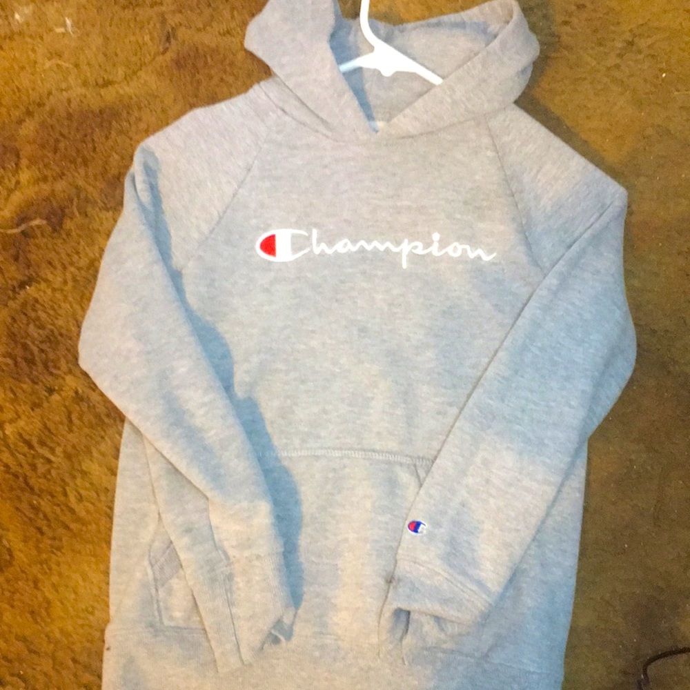grey champion hoodie